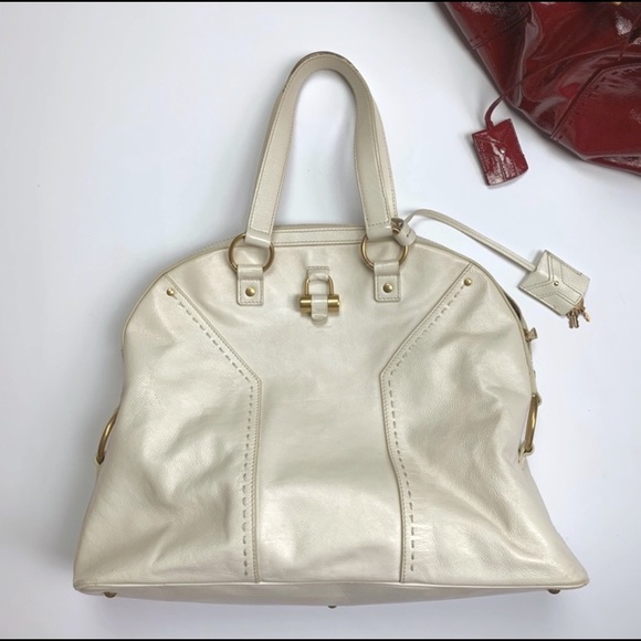 Yves Saint Laurent Handbags - YVES SAINT LAURENT|| IVORY LARGE MUSE BAG *FIRM*